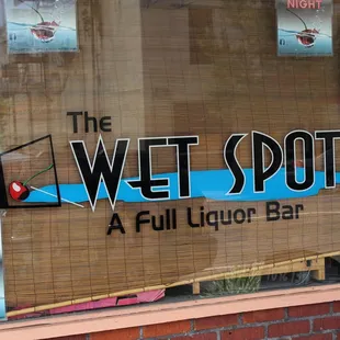 Wet spot bar