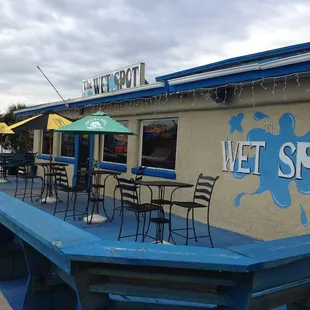 Outside of the Wetspot bar nice