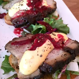 Pork Belly Crostini