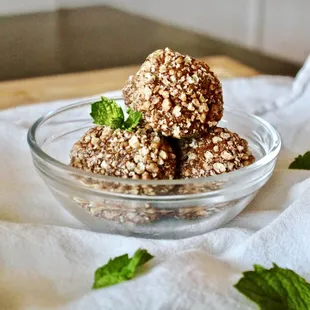 Protein Energy Bites to get you through the day! Sign up for snacks or buy them separately!