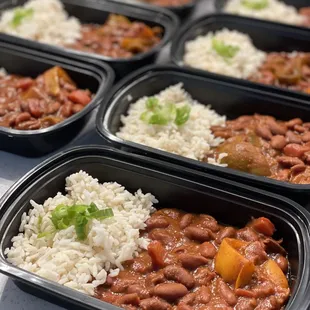 Chili with rice