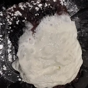 Chocolate fantasy cake (with whipped cream mush)