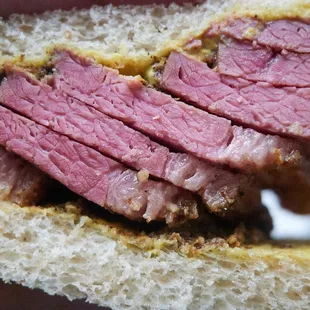 &quot;The OG&quot; - house brined and smoked, hand sliced pastrami and hot deli mustard on rye