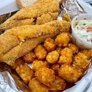 Fish &amp; Tots (Whiting fish) @ColumbusFoodDude