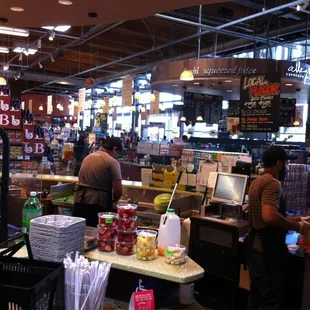 customers at counter