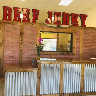 the front of the restaurant