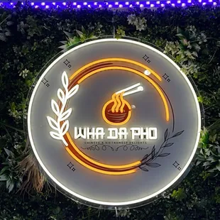 Neon sign (very cool!)