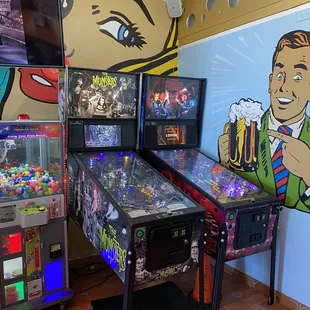 New pinball machines