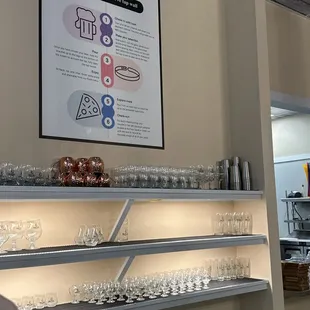 Glassware for self pouring