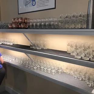 Choose your glass. Wall is not just beer. Wine and cocktails are available