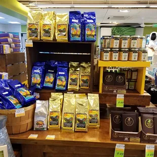 They sell Waialua Coffee here.