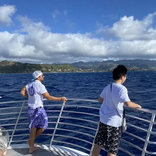 We searched for the whales but the swell made them hard to find!