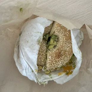 How I opened my bagel