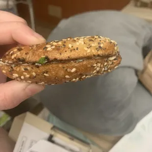 This supposedly has cream cheese inside.