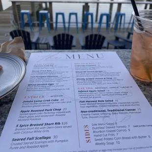 New fall menu