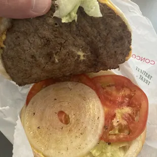 What-A-Burger inside.