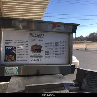 Ordering station - real old school.