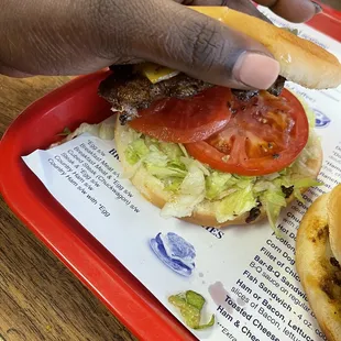 What A Burger |IG @kurlykonnoisseur