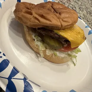 Single Cheeseburger