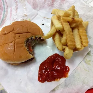 What-a-Salisbury and fries