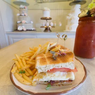 " B " Dock  organic eggs, tomatoes, jalapeno cream cheese with apple-wood bacon on Texas toast