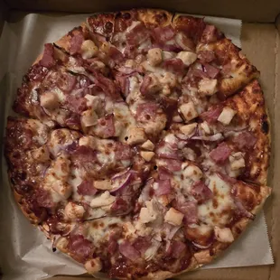 BBQ Chicken pizza