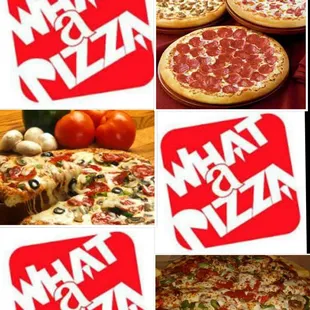 What a pizza logo