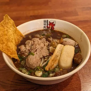 Beef boat soup