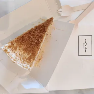 Pork floss and salted egg yolk crepe cake