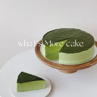 Sliced Matcha Crepe Cake