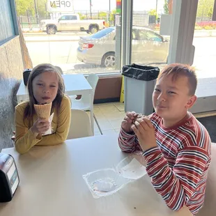 Hooray for ice cream!