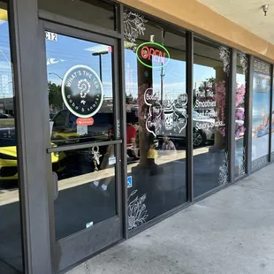 The Entrance Of What's The Tea Boba &amp; Snacks
