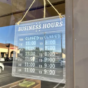 Business Hours