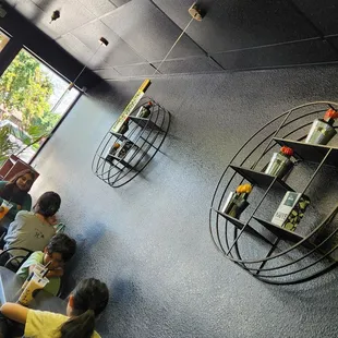 Inside front with decor n painted walls