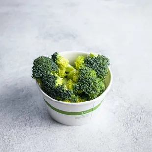 a bowl of broccoli