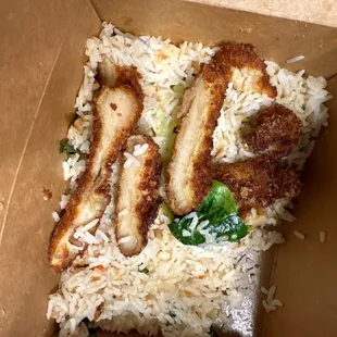 chicken wings and fried chicken, food