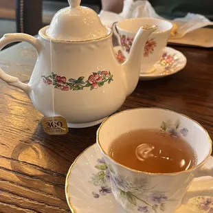 Tea. This was a small pot &amp; we got about 4 cups out