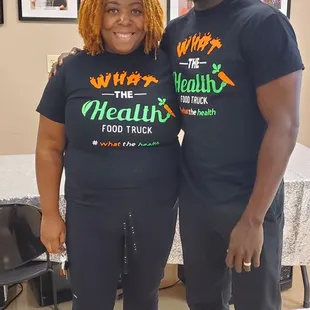 Owners of What the Health Food Truck LLC
Chef Jordon and Ansu Jawara