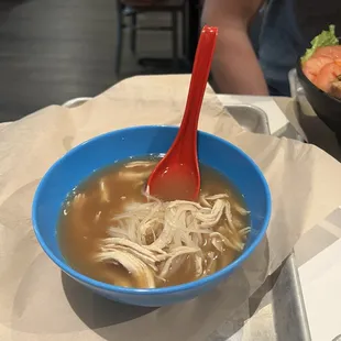 Kids meal. My seven year old love the chicken pho.