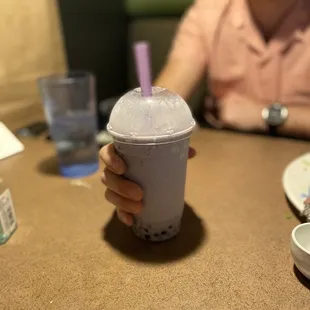 Taro bobba tea