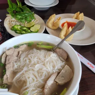 Crab Meat Pho Soup