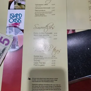 Update menu Jan 2024