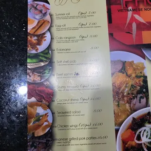 Update menu Jan 2024