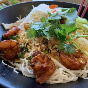 Vermicelli with Grilled Shrimp