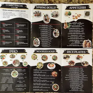 Latest menu