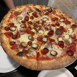 All 4 Meats New York Pizza
