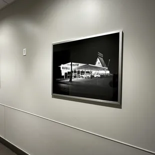 More wall art for the hallway area to the restroom area.