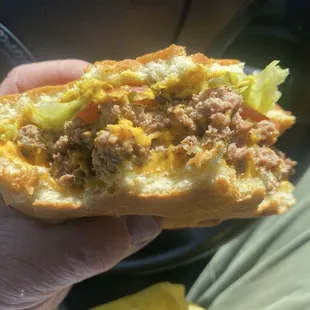 Double Meat Whataburger w cheese