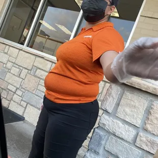 outside