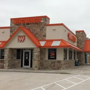 Front of the newest Whataburger in town.  Pretty facade to a whole bunch of issues on the inside. What-a-Mess.